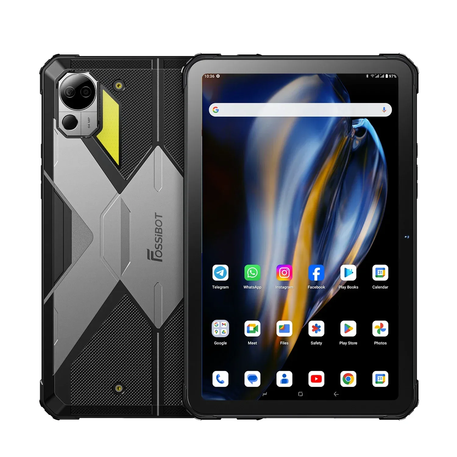 FOSSiBOT DT2 20GB RAM+256GB ROM 10.4'' HD 2K Display 22000mAh 66W Fast Charging Tablet