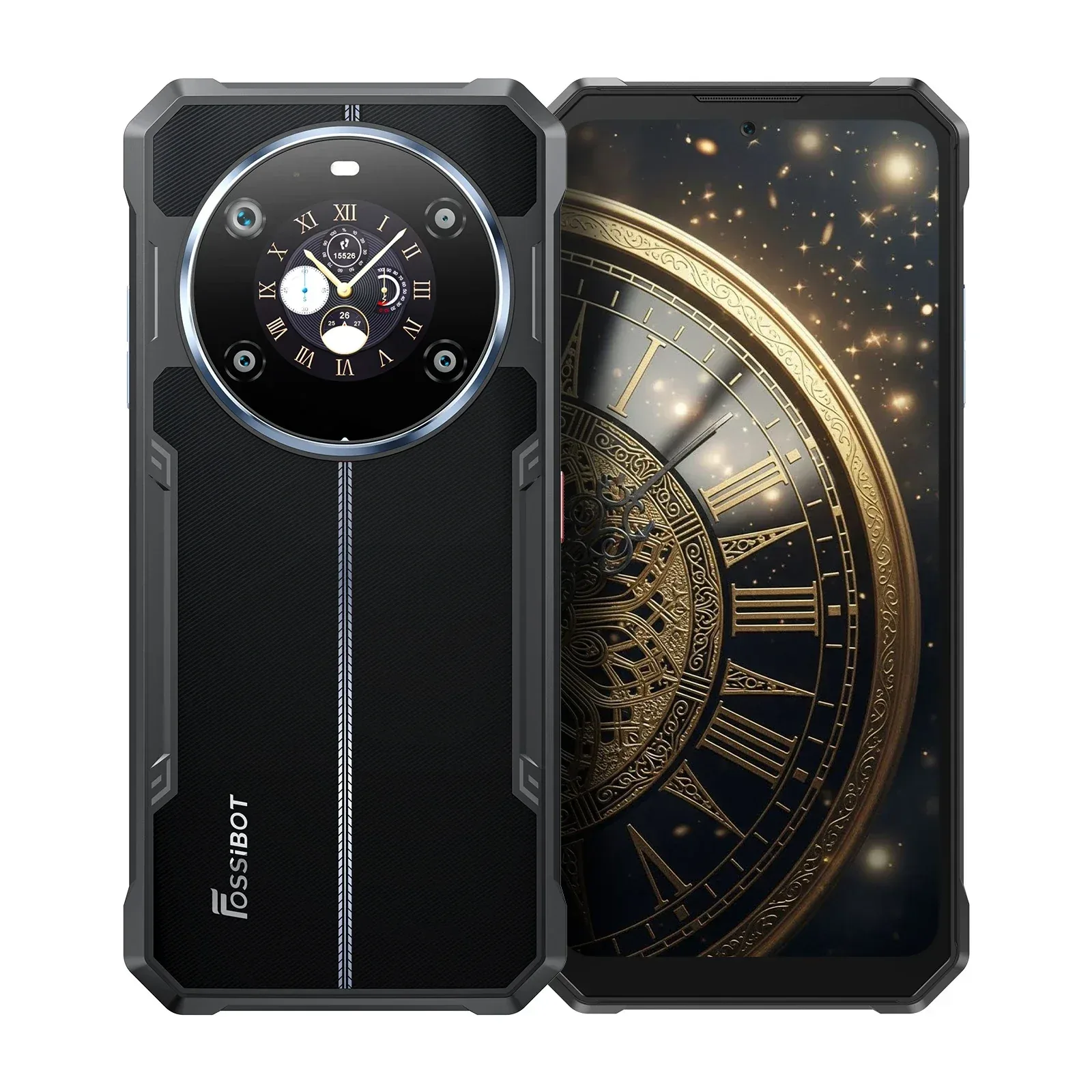 FOSSiBOT F109S 4G 24GB+256GB 6.745-Inch Main & 1.32-inch Innovative & Multifunction Rear Display 10600mAh NFC Rugged Phone