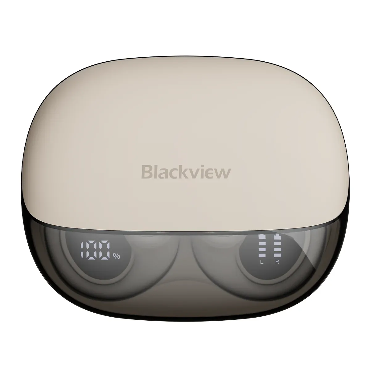 Blackview AirBuds 300 IPX5 Waterproof Smart Digital Power Display ENC Noise Cancellation Microphone Bluetooth 6.0 Open-ear OWS Earbuds