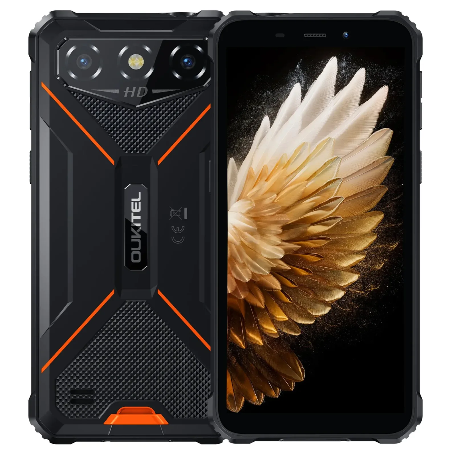 OUKITEL G3-EV Rugged Phone 6'' HD+ Display 6300mAh Big Battery 13MP Camera Android 14(4GB+128GB)