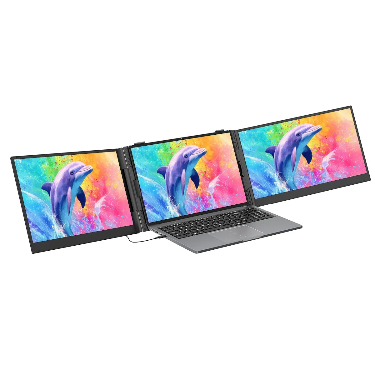 Blackview DCM8 Pro 15.3-inch Dual Monitor Portable Laptop Screen Extender with 2 USB-C Port