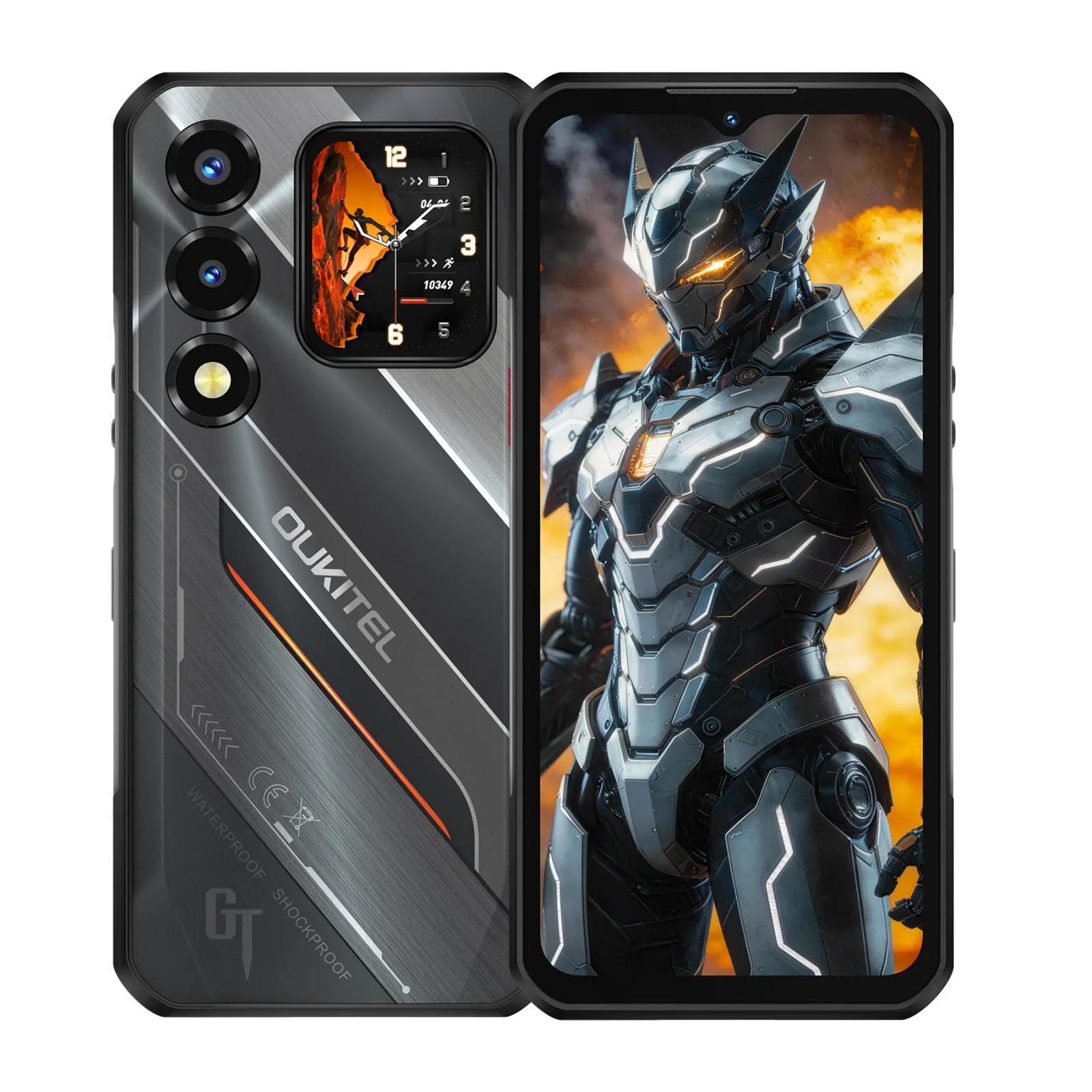 OUKITEL WP66 5G Rugged Phone 6.6'' FHD+ Display 11,000mAh Big Battery 108MP Camera Android 16(12GB+512GB NFC)