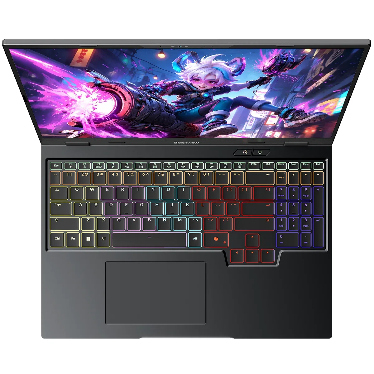 Blackview GamiBook 16 16" 300Hz 2.5K Display Intel® Core™ CPU NVIDIA® GeForce GPU 16GB DDR5 RAM 1TB M.2 PCIe Gen4 SSD Windows 11 Pro Gaming Laptop