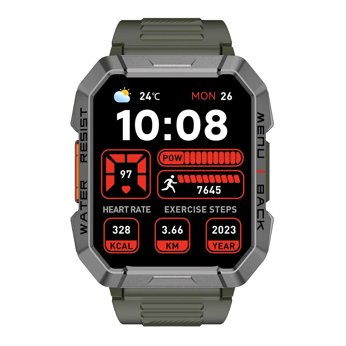 Blackview W60 2.01-inch 900mAh LED Flashlight Campass Outdoor Smart Watch