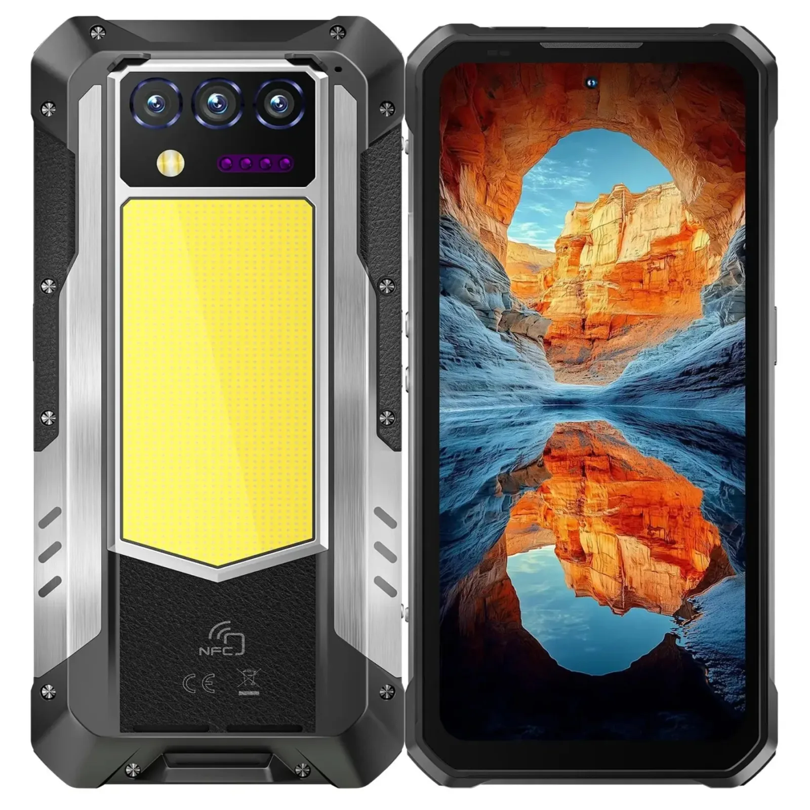 Oukitel WP100 Titan 5G Rugged Phone 6.8-inch 120Hz 33000mAh Big Mobile Projection Function (16GB+512GB NFC)