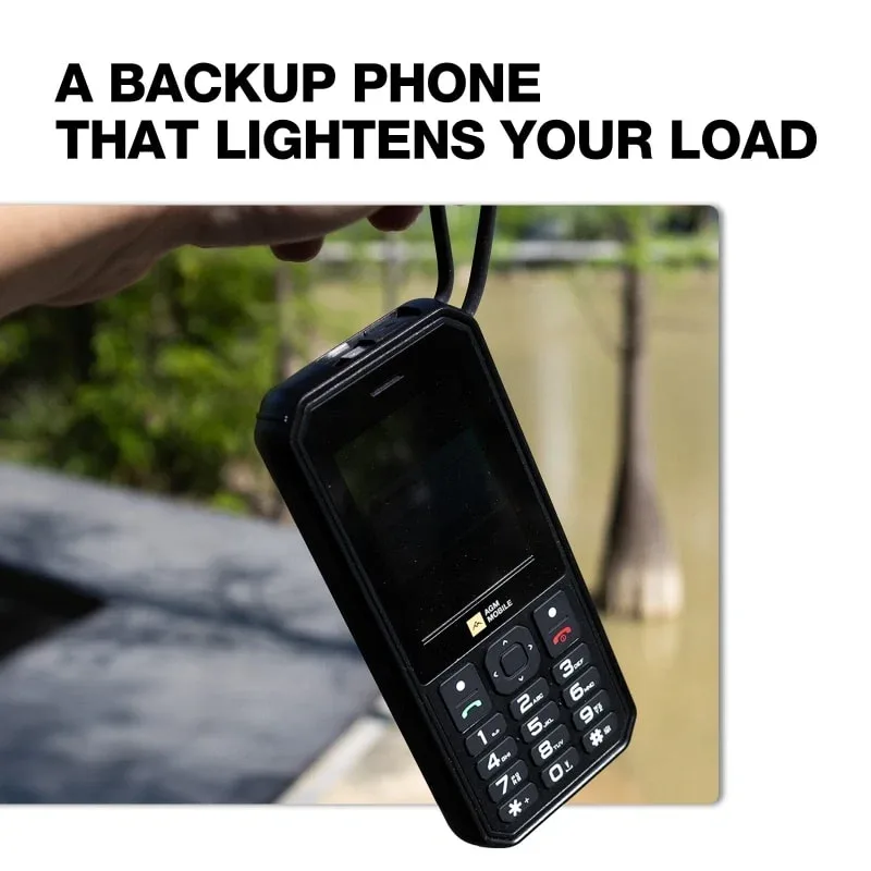 AGM M11｜Rugged Power Bank Phone｜Wired Reverse Charging｜4G LTE｜4000mAh Battery｜WiFi Hotspot｜FM Radio｜3.5mm Jack｜IP68&IP69K | WaterProof