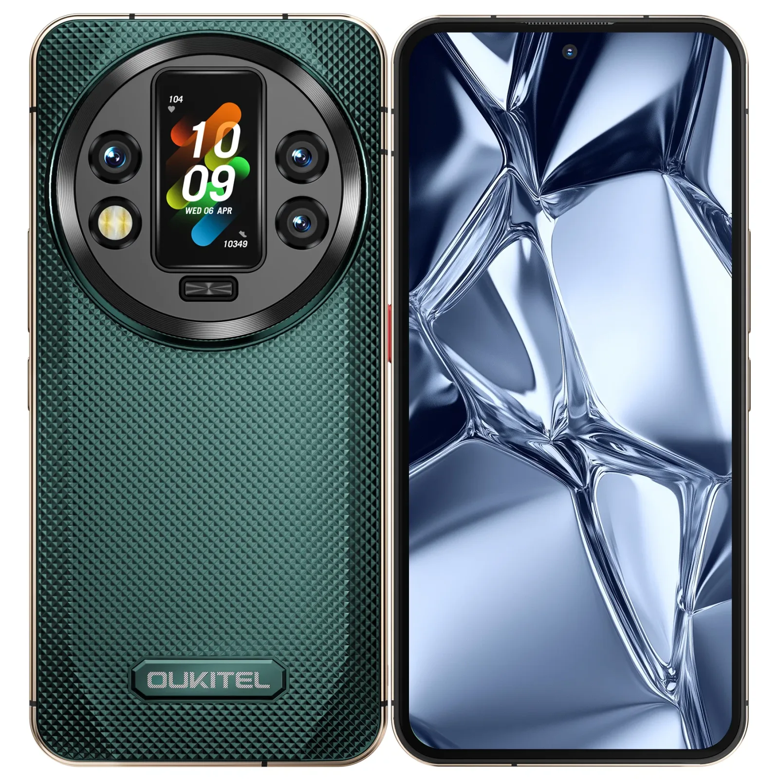Oukitel WP200 Pro - World's First Modular Rugged Phone with a Detachable Earphone/SmartWatch, AI-enabled, 5G, 6.7'' AMOLED Display, 8800 mAh, Android 15 (24GB+ITB NFC)