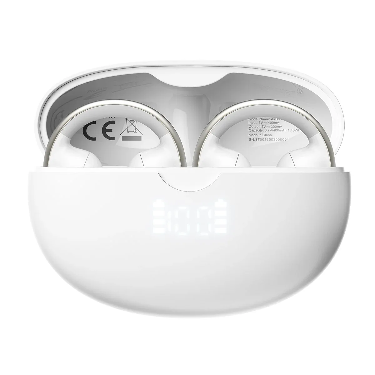Blackview AirBuds 13 IPX7 Waterproof Smart Noise Reduction Bluetooth 5.4 Clip-on OWS Earbuds