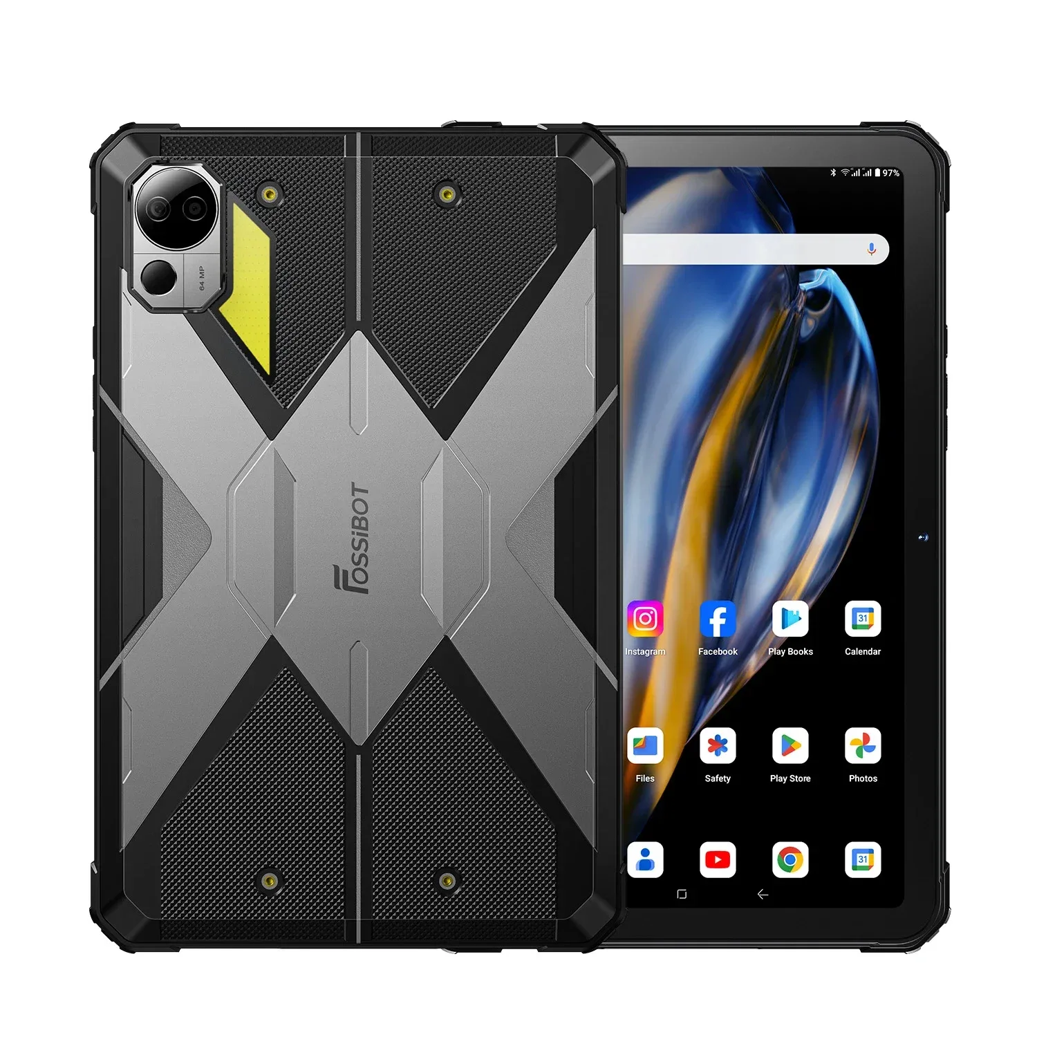 FOSSiBOT DT2 20GB RAM+256GB ROM 10.4'' HD 2K Display 22000mAh 66W Fast Charging Tablet