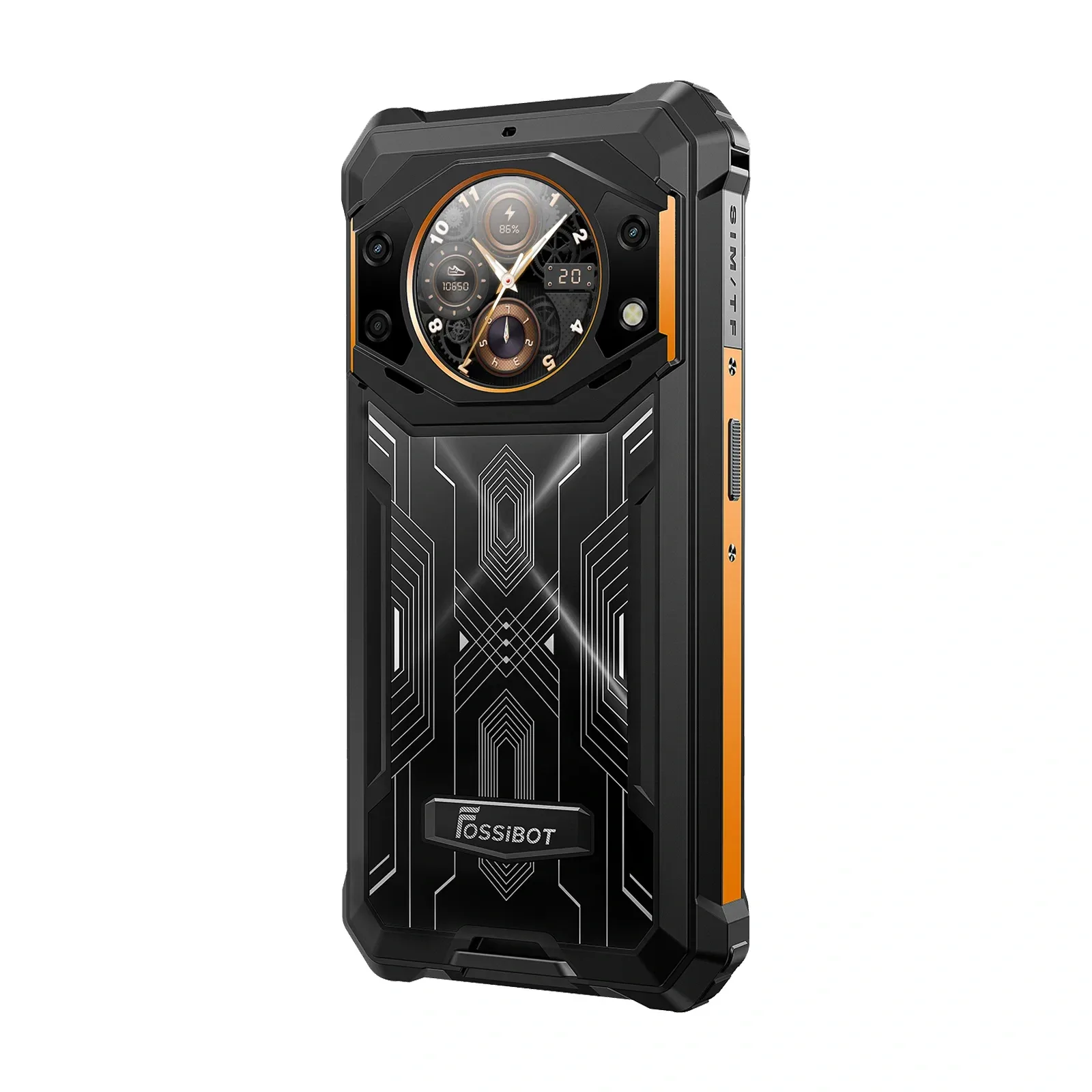 FOSSiBOT F101 PRO  15GB+128GB 5.45-Inch Main & 1.32-inch Innovative & Multifunction Rear Display 10600mAh Hac NFC Rugged Phone