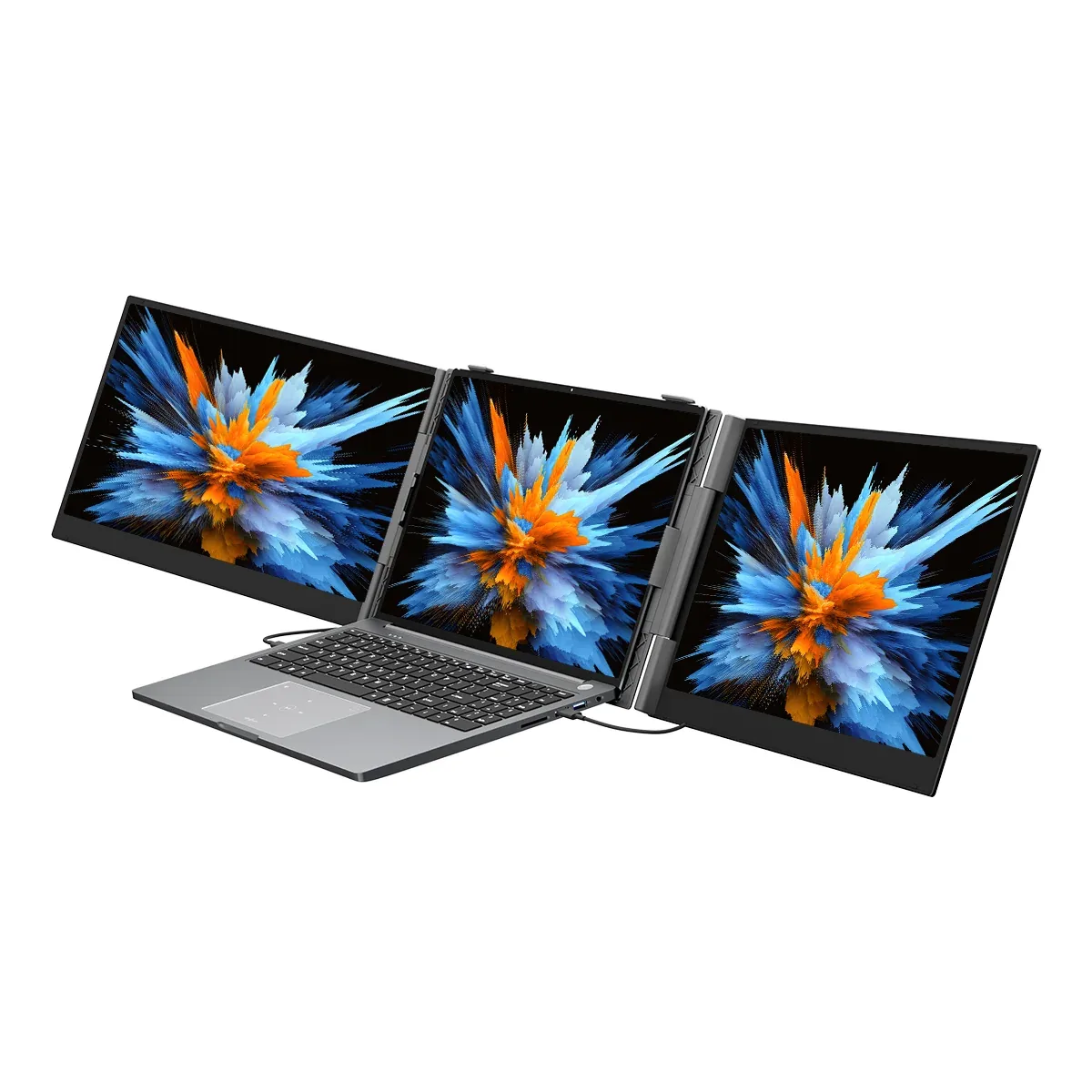 Blackview DCM6 14-inch Dual Monitor Portable Laptop Screen Extender with Speaker