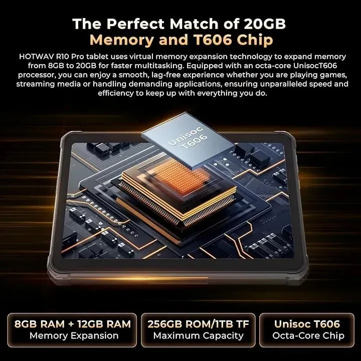 HOTWAV R10 Pro Rugged Tablet