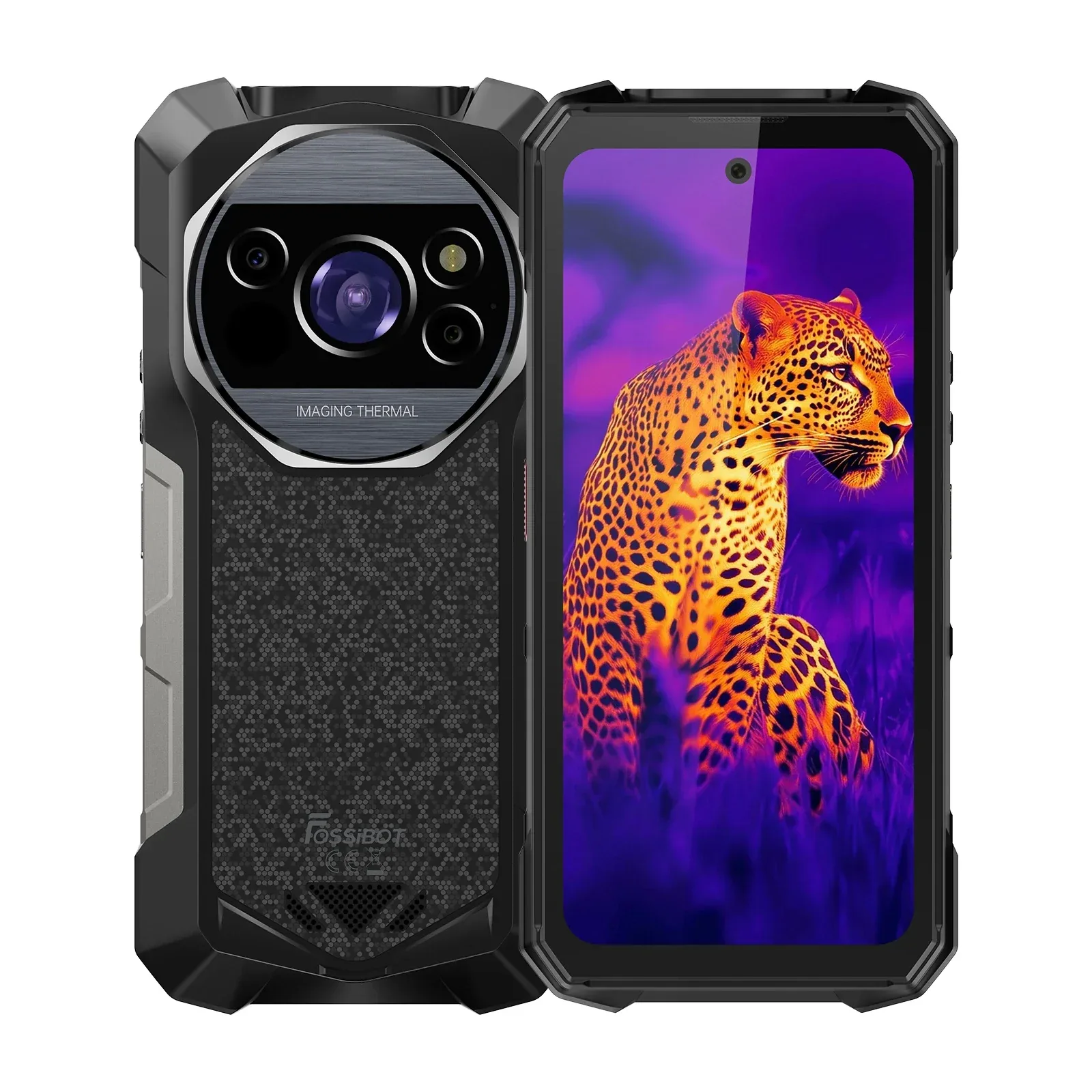 FOSSiBOT F115 Ultra 5G AI Rugged Smartphone with 64MP Night Vision and 1200m Laser Rangefinder 6.78-inch 120Hz Display Dimensity 7100 20000mAh Large Battery