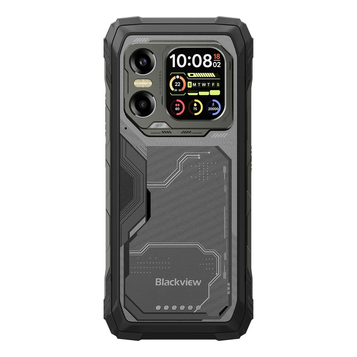 Blackview XPLORE X1 6.78" 120Hz Main & 2.01" Secondary Display MediaTek Dimensity 7050 Octa-core 108MP Main+20MP Night Vision Camera 5G AI Rugged Phone