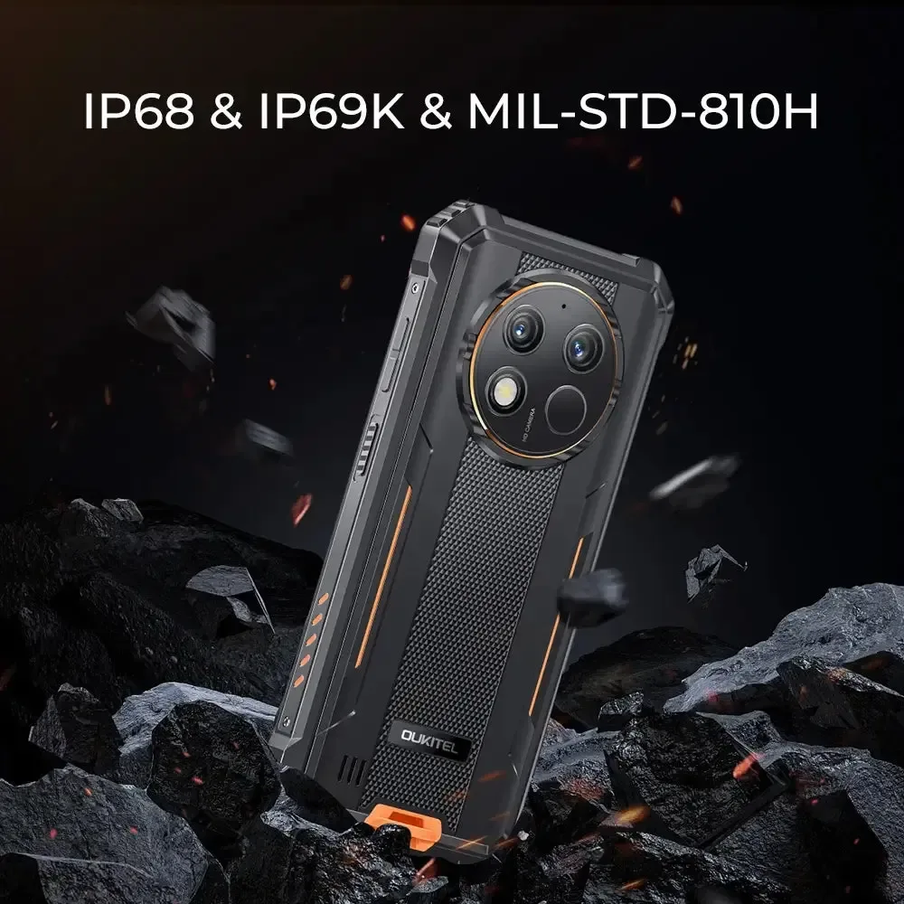 Oukitel G1 Rugged Phone 6.52-inch 10600mAh Big Battery 48MP Camera (24+256GB)