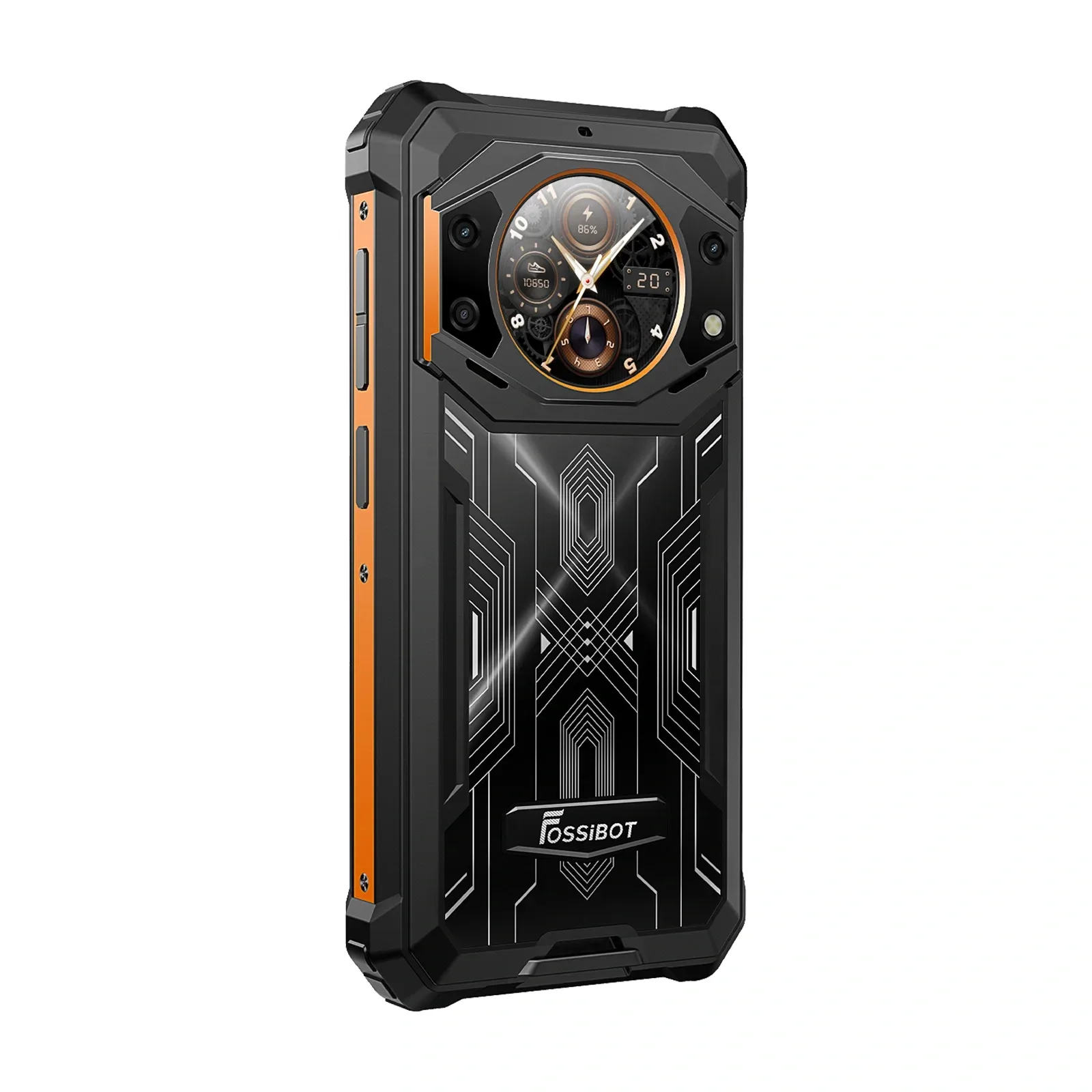 FOSSiBOT F101 PRO  15GB+128GB 5.45-Inch Main & 1.32-inch Innovative & Multifunction Rear Display 10600mAh Hac NFC Rugged Phone