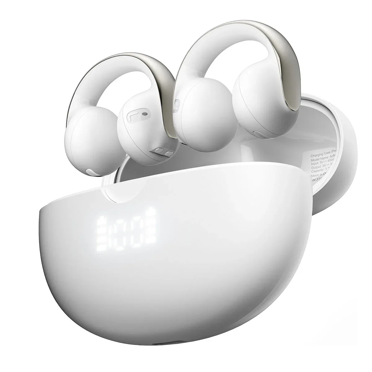 Blackview AirBuds 13 IPX7 Waterproof Smart Noise Reduction Bluetooth 5.4 Clip-on OWS Earbuds