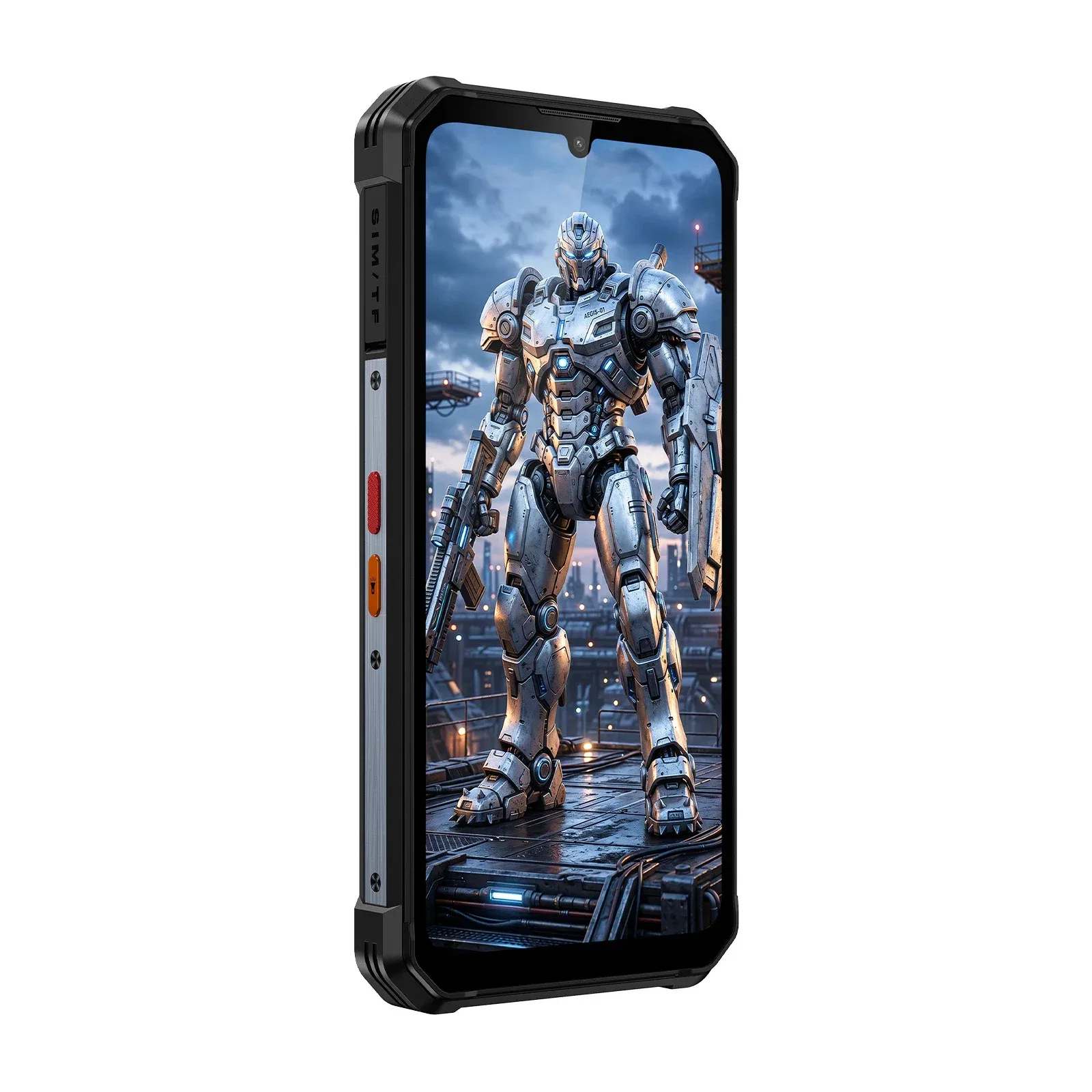 FOSSiBOT F106 Plus Rugged Smartphone, 6GB RAM + 128GB ROM, 12000mAh Battery, 120dB Dual Stereo Speakers, 20MP Night Vision Camera, 50MP AI Camera, 6.745" 120Hz Display, Android 16, IP68/IP69K, NFC