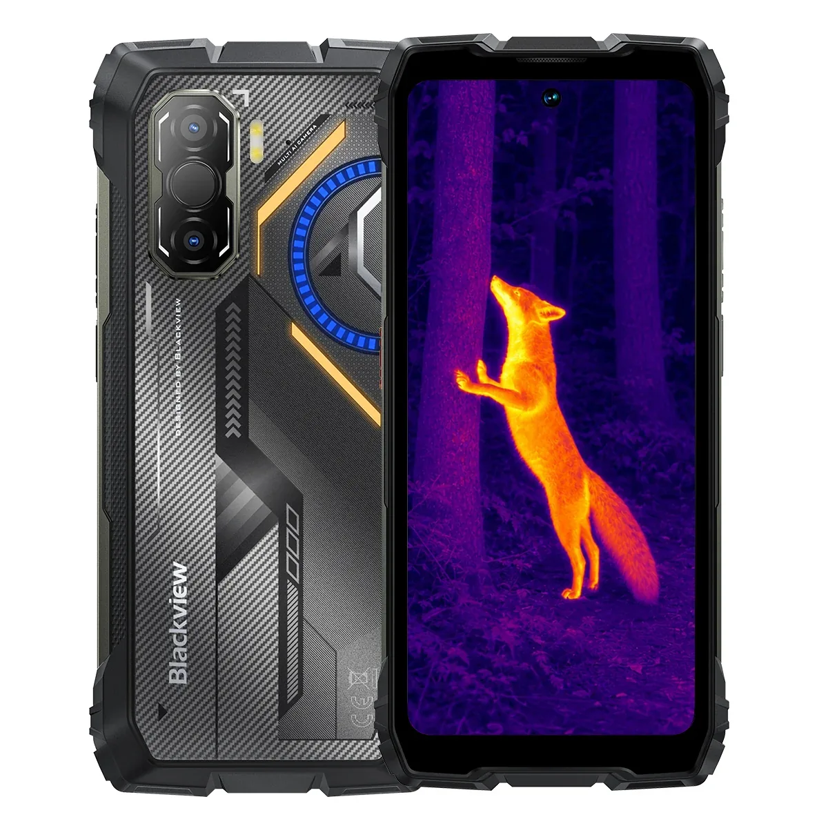 Blackview ROCK 3 Thermal lmaging 4G Rugged Phone with 6.78-inch 120Hz Display 108MP Camera & 400LM Flashlight