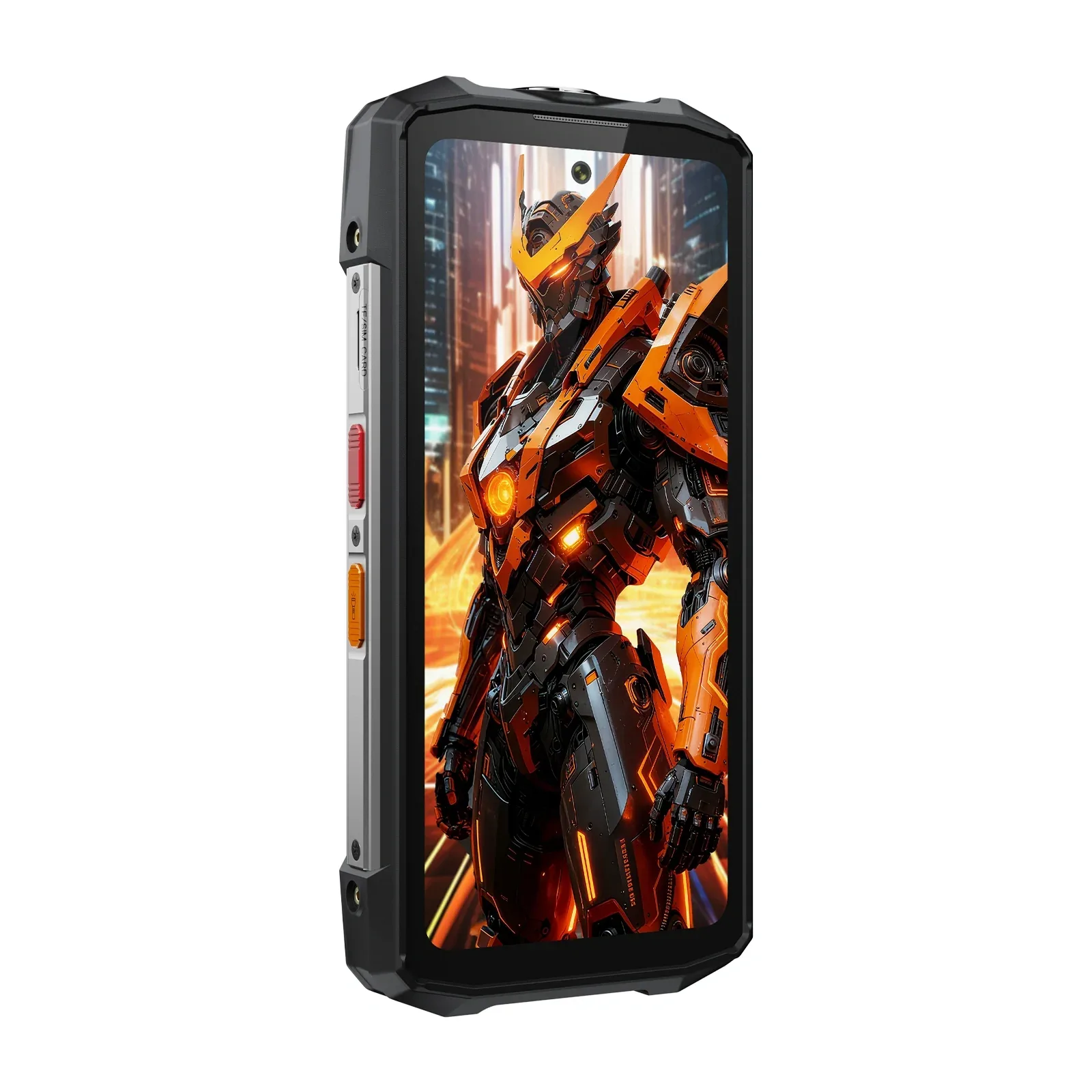 FOSSiBOT F113 with 64MP Long-Range Night Vision Camera, 6.78" 120Hz FHD+, 36GB+256GB, MediaTek Dimensity 7050, 50MP+32MP Cameras, 20000mAh Battery, 50m Strong Flashlight, Colorful Ambient Lighting with Music Rhythm, 5G Rugged Phone