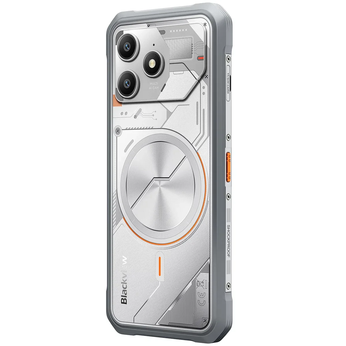 Blackview FORT 100 Ultra-slim 6.56-inch MediaTek Helio G81 Octa-core 8+128GB 5000mAh 16MP+13MP Camera Rugged 4G Cellphone