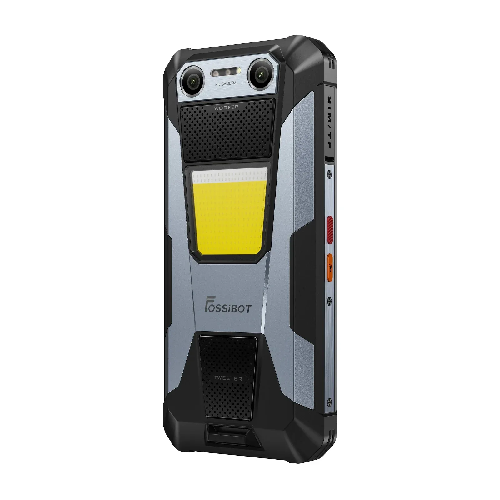 FOSSiBOT F106 Plus Rugged Smartphone, 6GB RAM + 128GB ROM, 12000mAh Battery, 120dB Dual Stereo Speakers, 20MP Night Vision Camera, 50MP AI Camera, 6.745" 120Hz Display, Android 16, IP68/IP69K, NFC