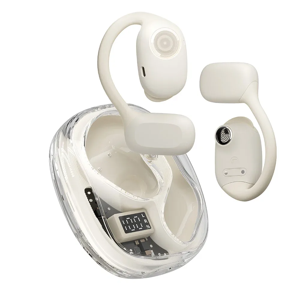 Blackview AirBuds 100 IP68 Waterproof Bluetooth 5.3 Open-ear TWS Earbuds with Earhooks